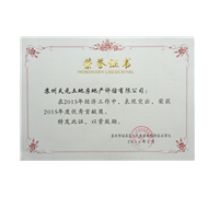 2015年度优秀贡献奖